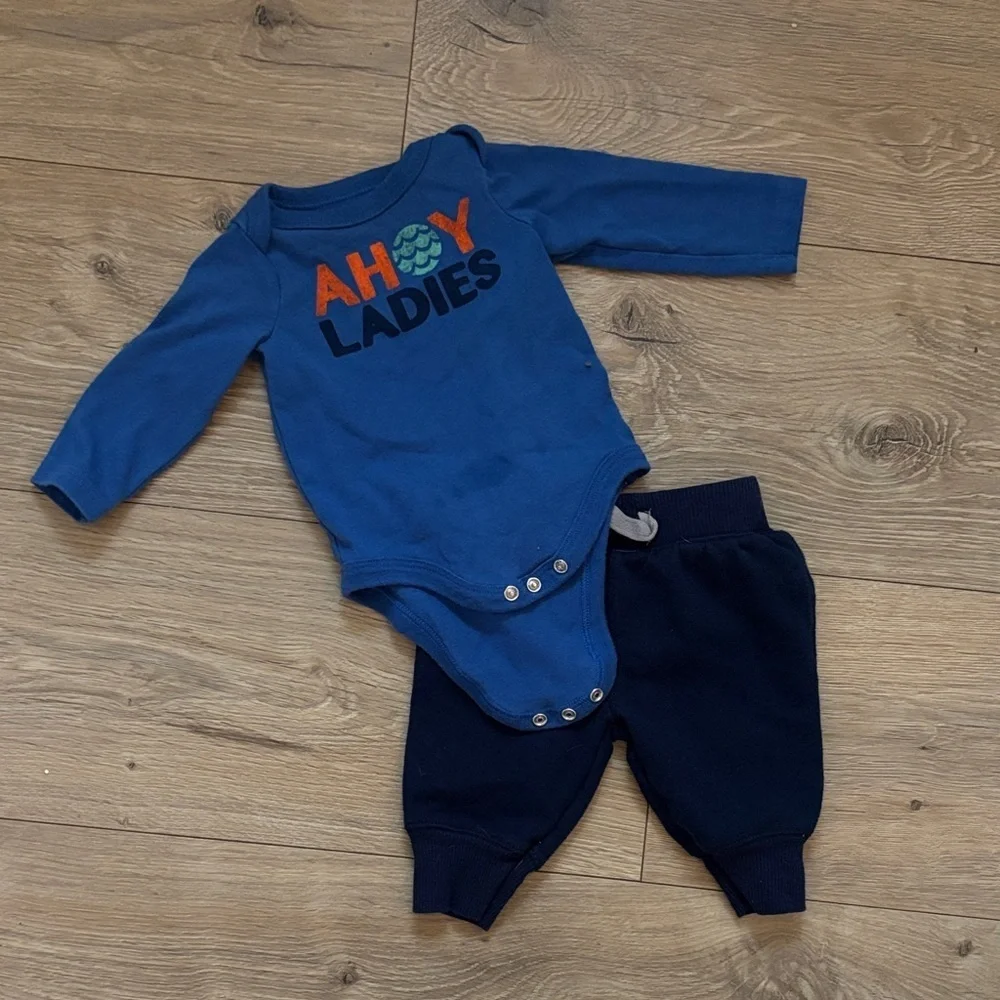 Circo Blue Baby Outfit Ahoy Ladies